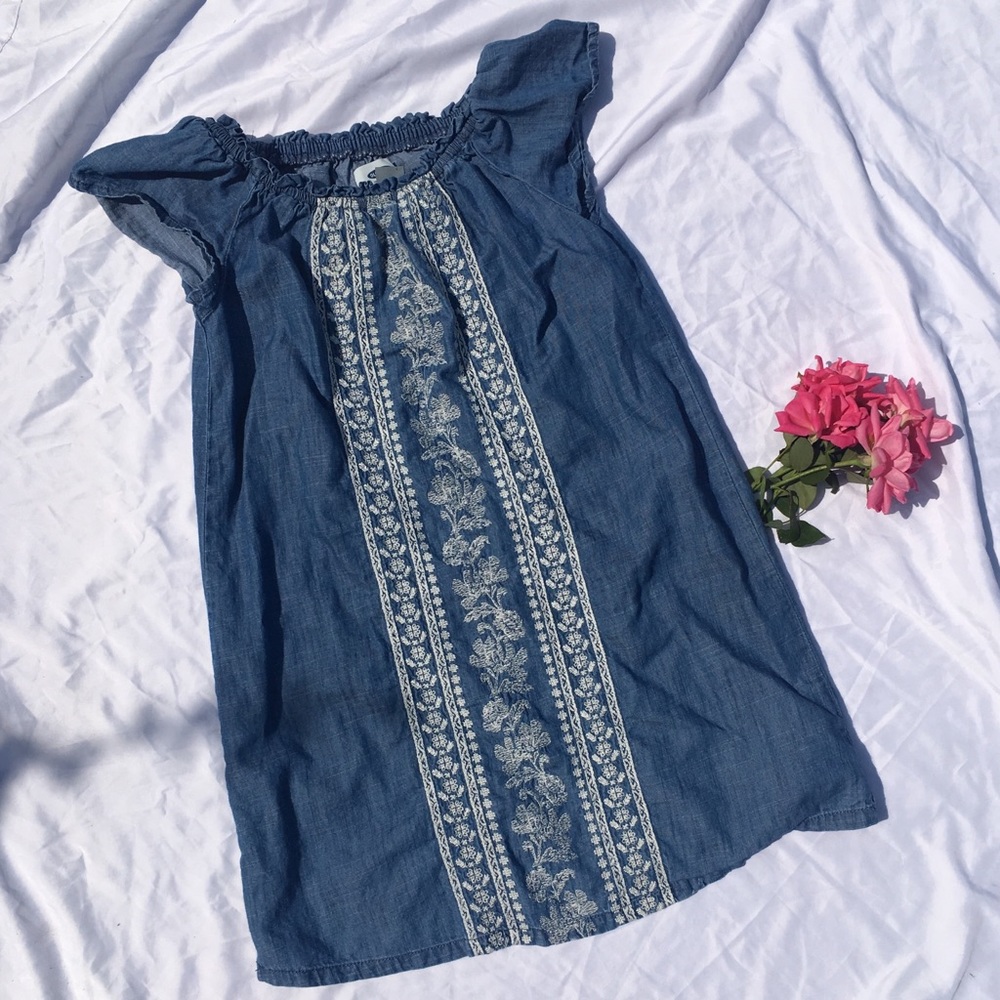 Girls Old Navy Chambray Sundress